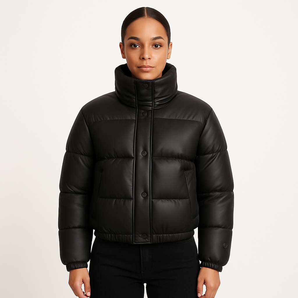 Dalvyn | PU Leather Winter Parka