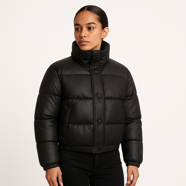 Dalvyn | PU Leather Winter Parka