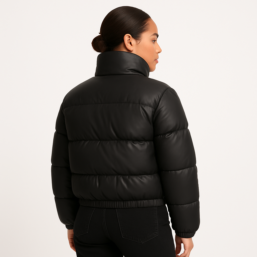 Dalvyn | PU Leather Winter Parka
