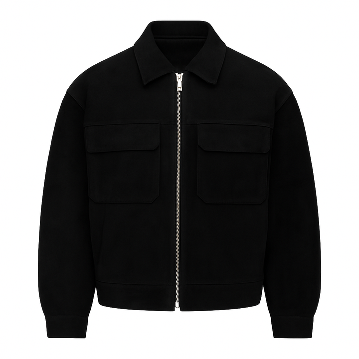 Dalvyn | Suede Oversize Windbreaker