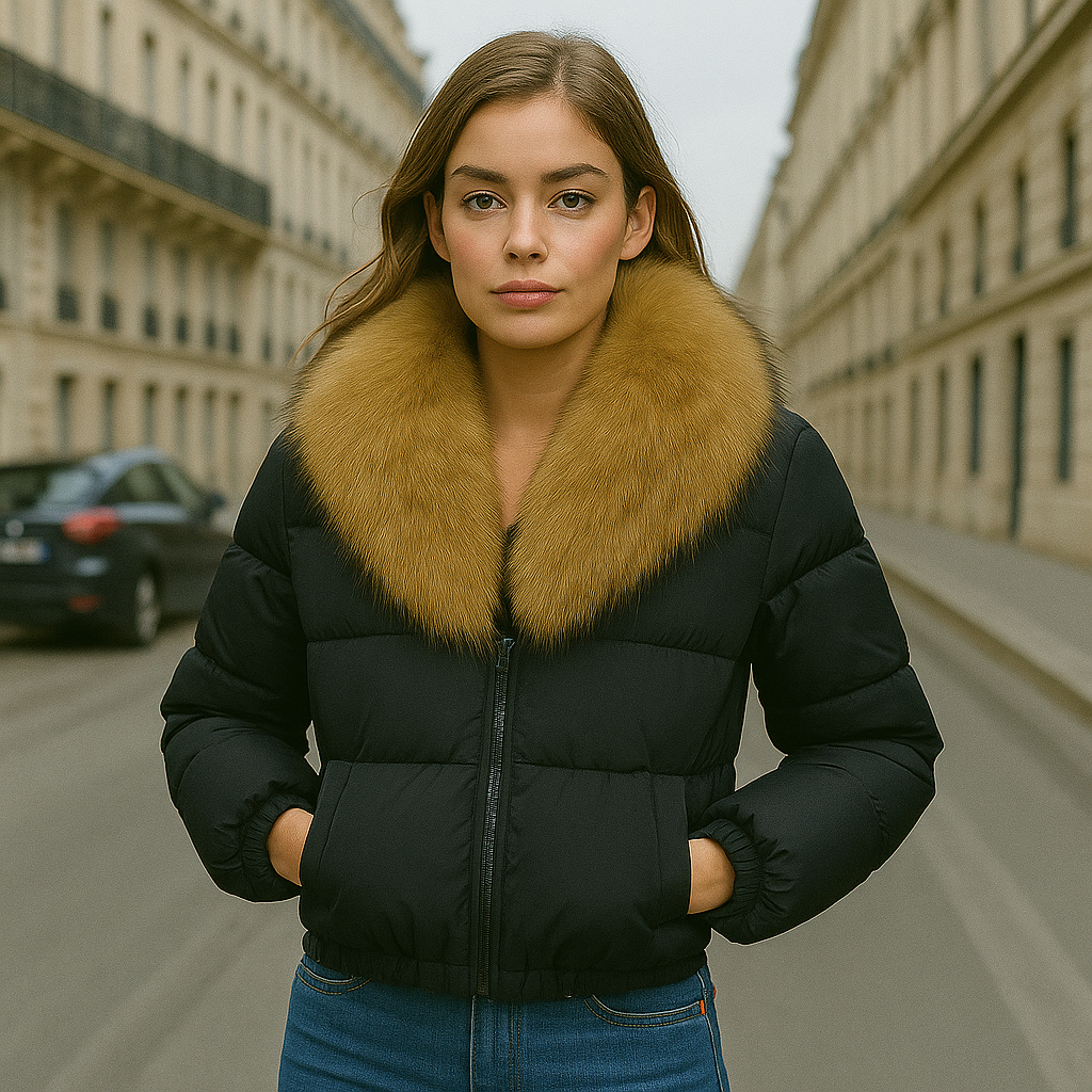 Dalvyn | Fox Fur Down Jacket