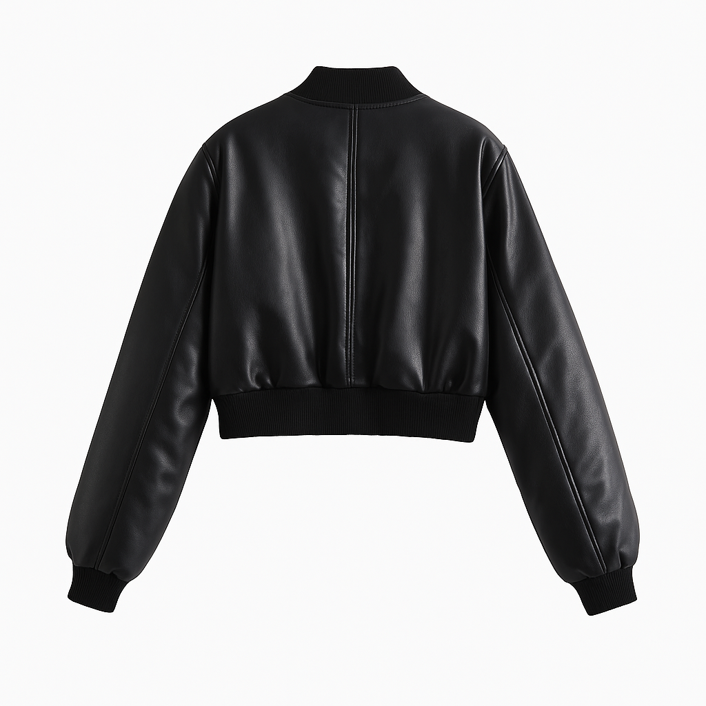 Dalvyn | Faux Leather Biker Jacket