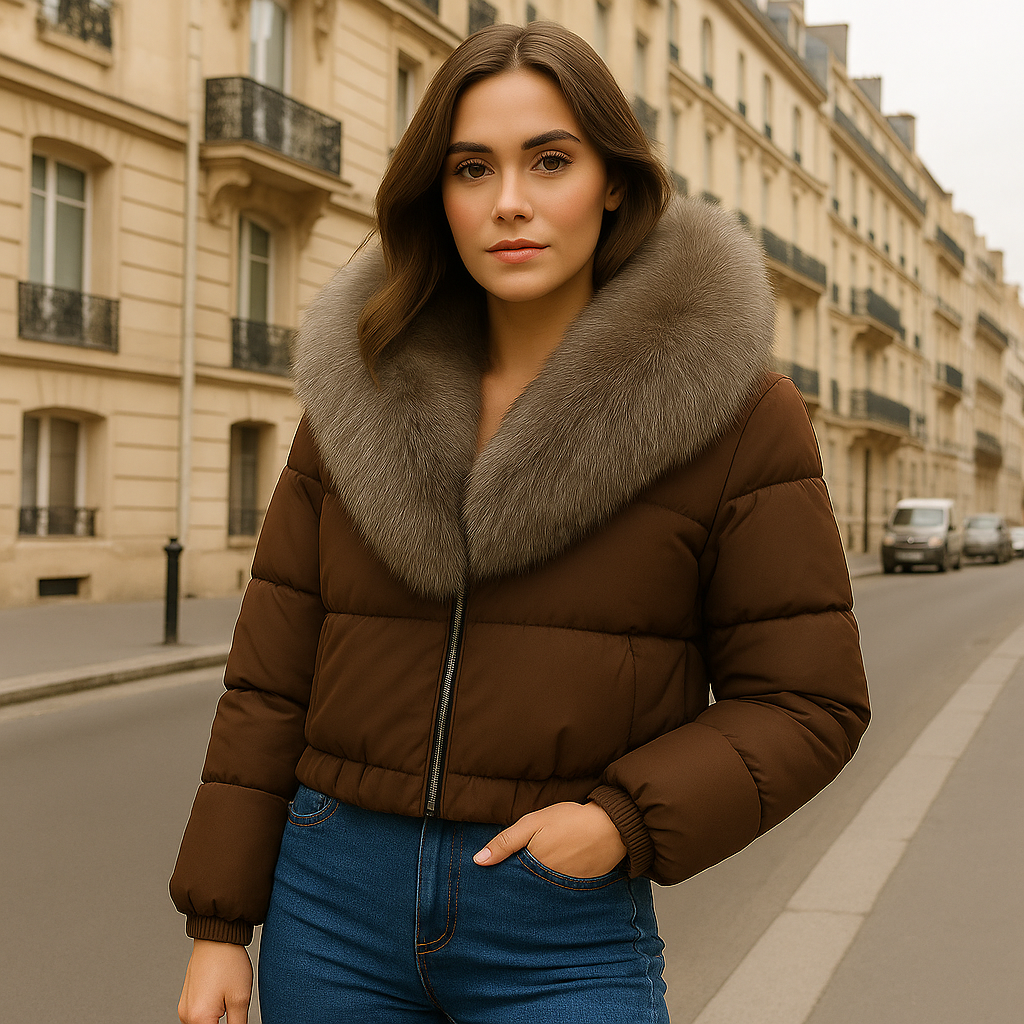 Dalvyn | Fox Fur Down Jacket