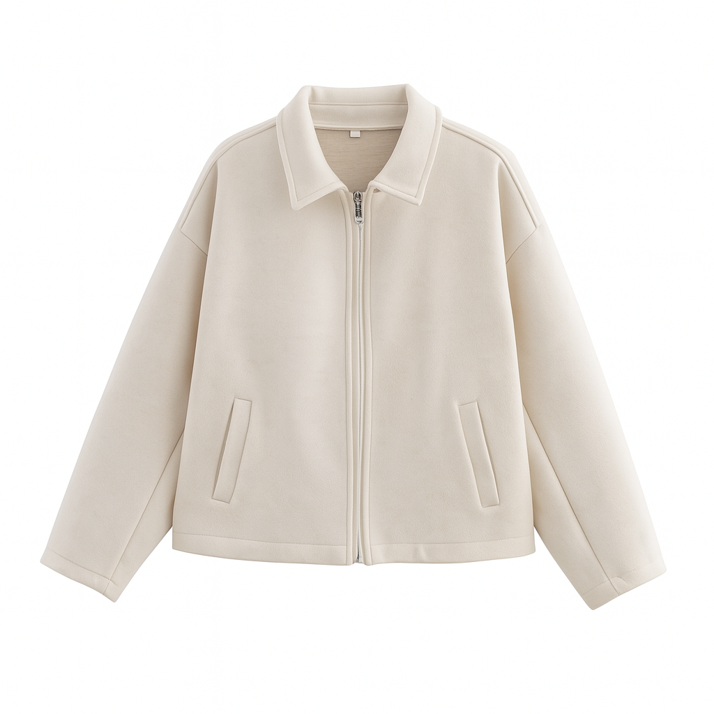 Dalvyn | Zip-Up Woolen Coat