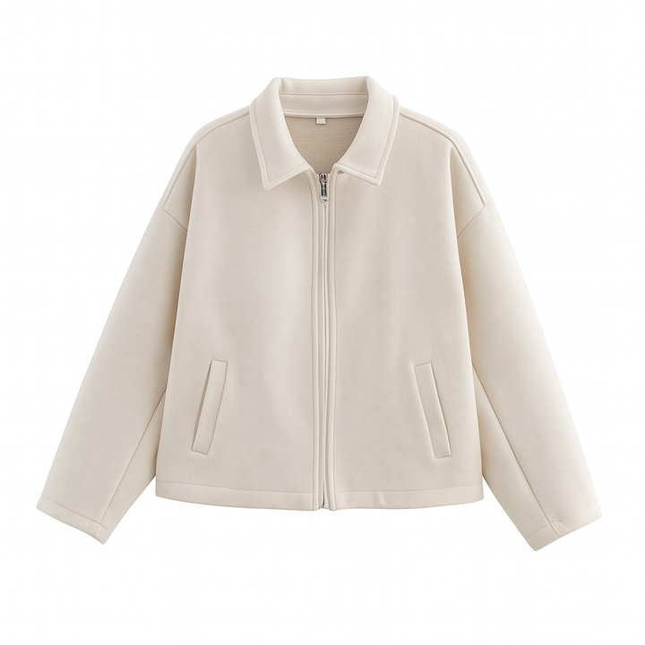 Dalvyn | Zip-Up Woolen Coat