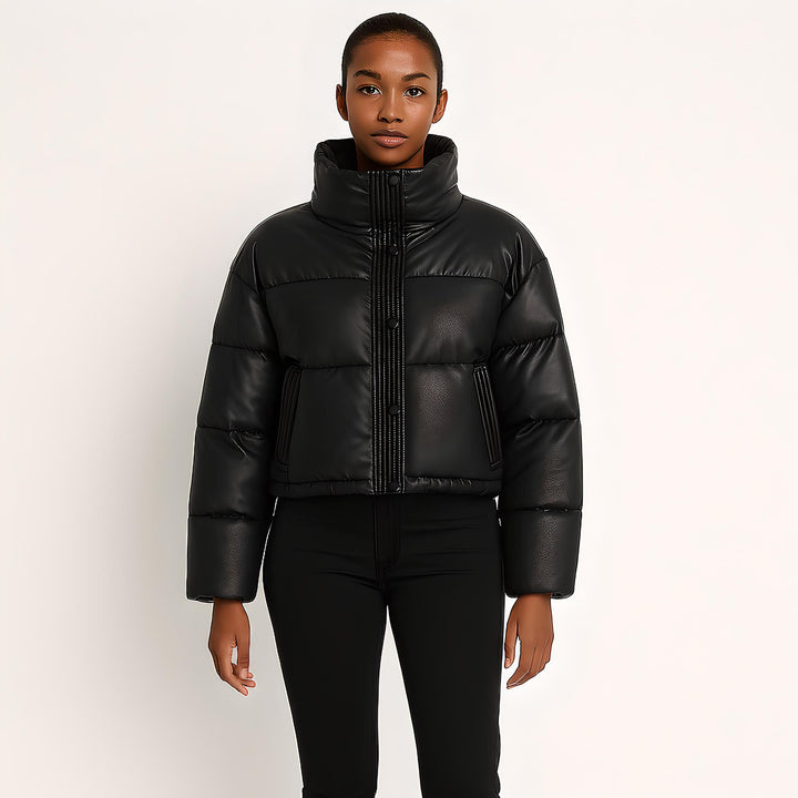 Dalvyn | Mock Neck Padded Coat