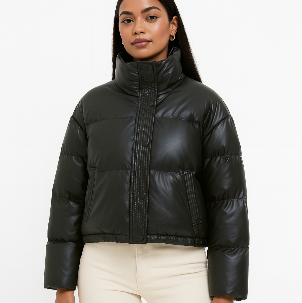 Dalvyn | Mock Neck Padded Coat