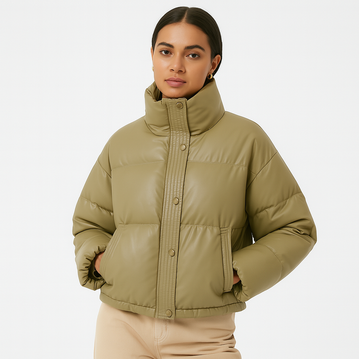 Dalvyn | Mock Neck Padded Coat