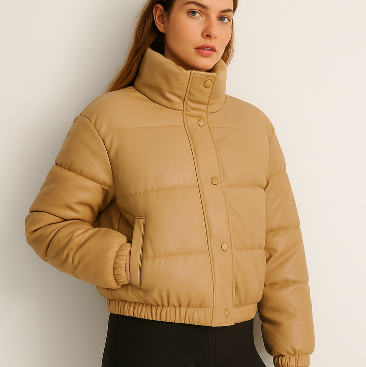 Dalvyn | PU Leather Winter Parka