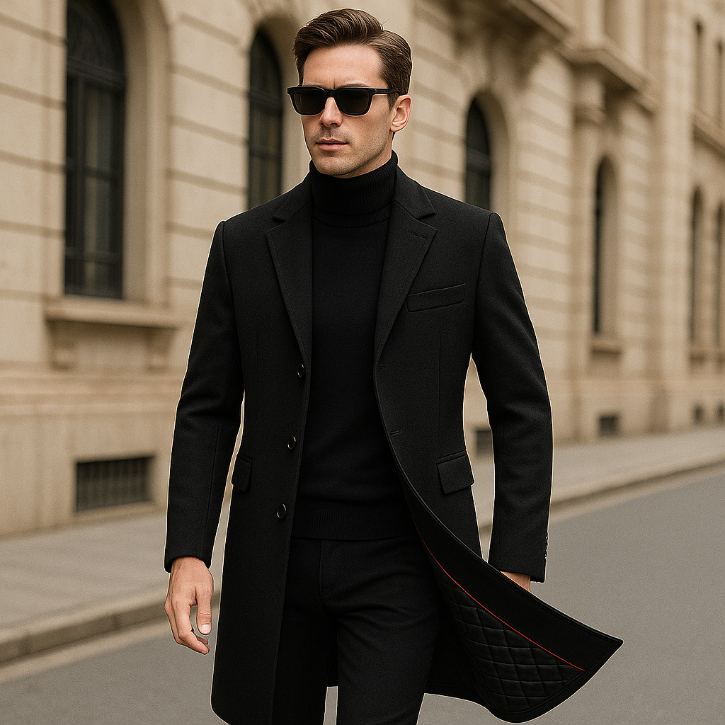Dalvyn | Men’s Long Wool Overcoat