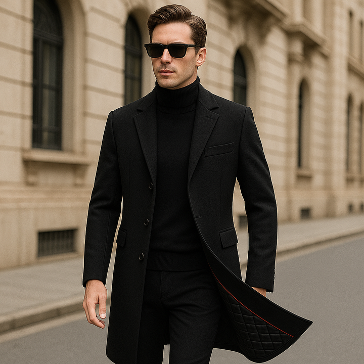 Dalvyn | Men’s Long Wool Overcoat