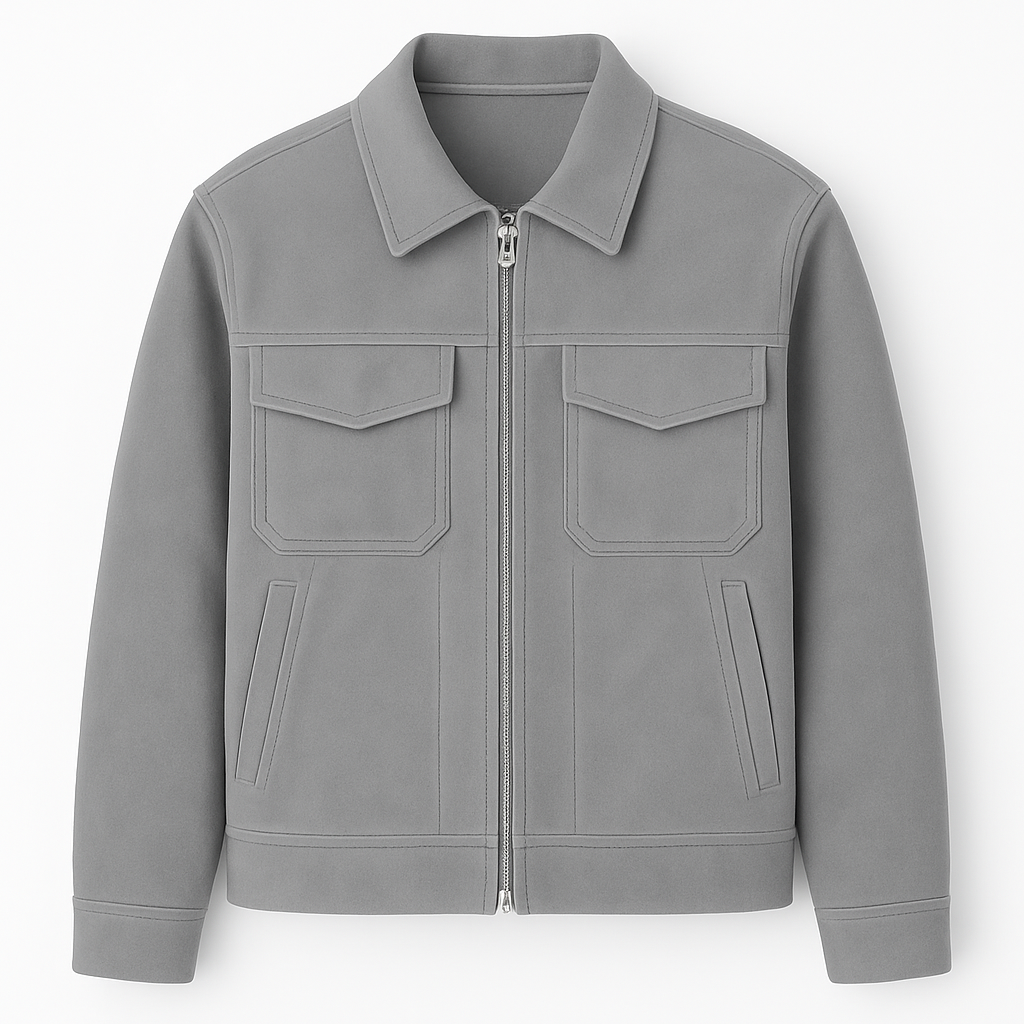 Dalvyn | Suede Oversize Windbreaker