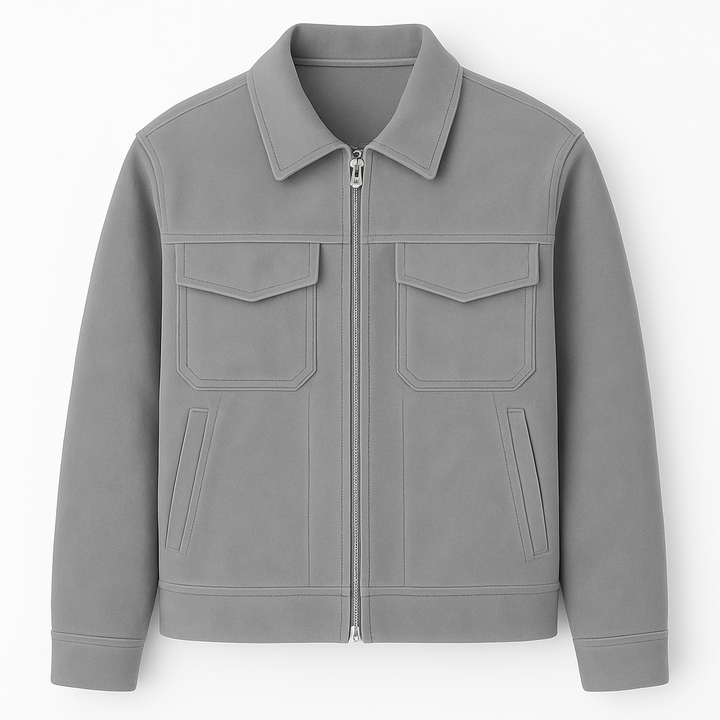 Dalvyn | Suede Oversize Windbreaker