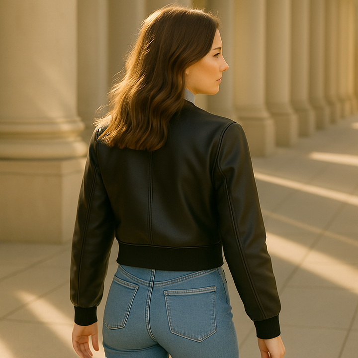 Dalvyn | Faux Leather Biker Jacket