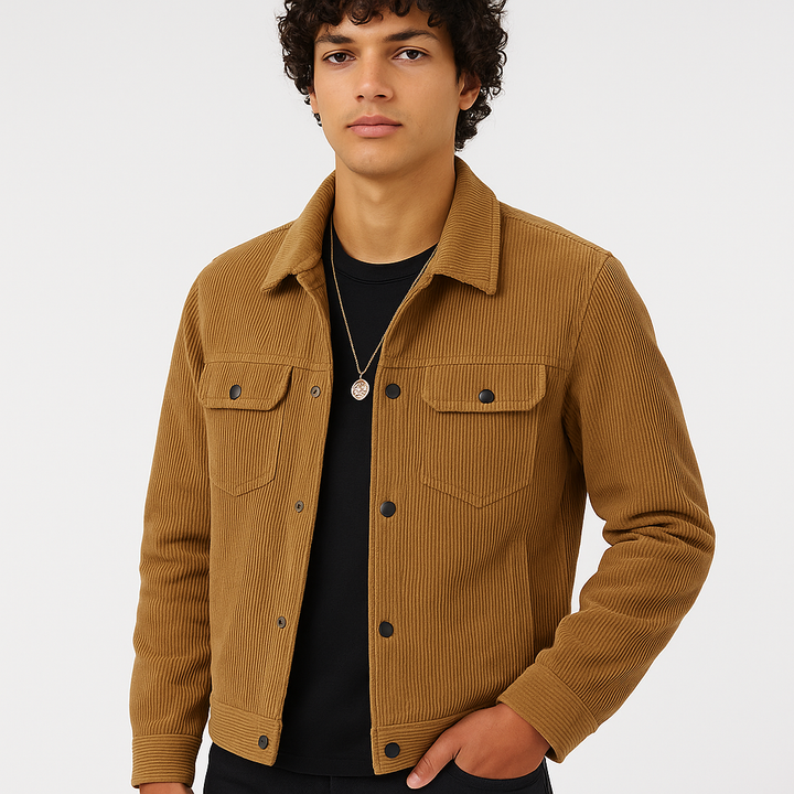 Dalvyn | Men's Corduroy Cargo Jacket