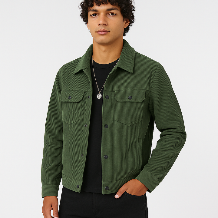 Dalvyn | Men's Corduroy Cargo Jacket