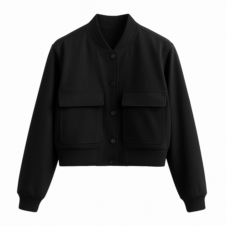 Dalvyn | Cropped Bomber Coat