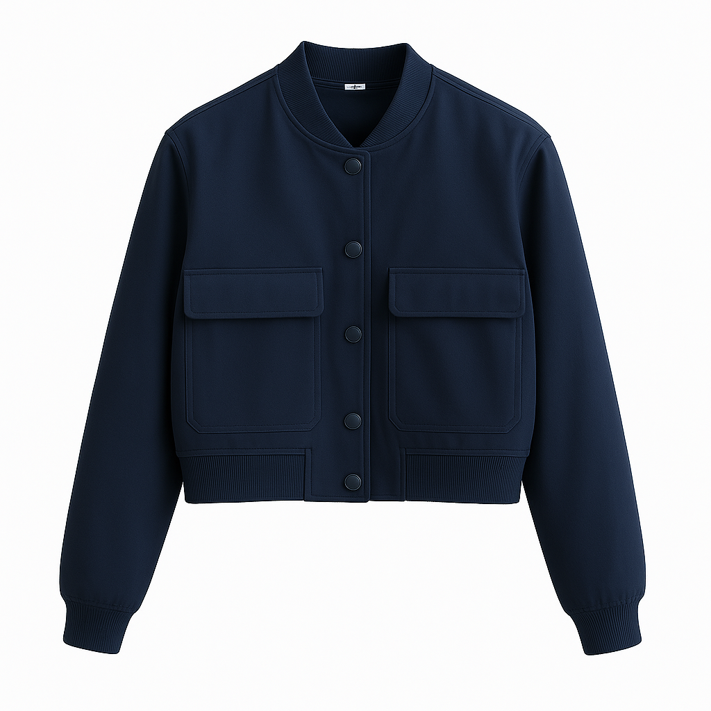 Dalvyn | Cropped Bomber Coat
