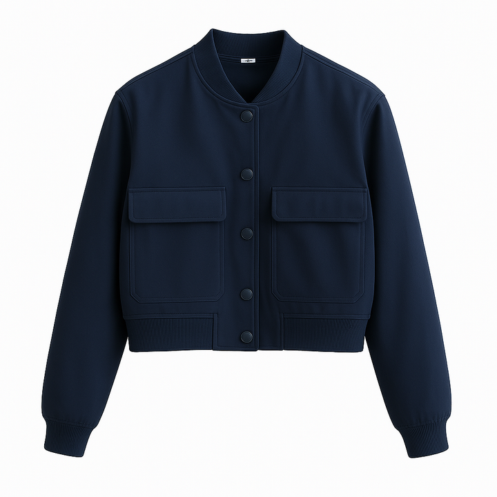 Dalvyn | Cropped Bomber Coat