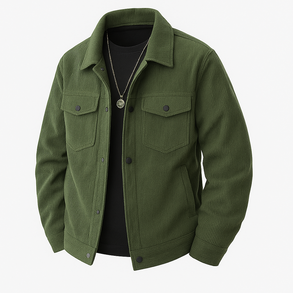 Dalvyn | Men's Corduroy Cargo Jacket