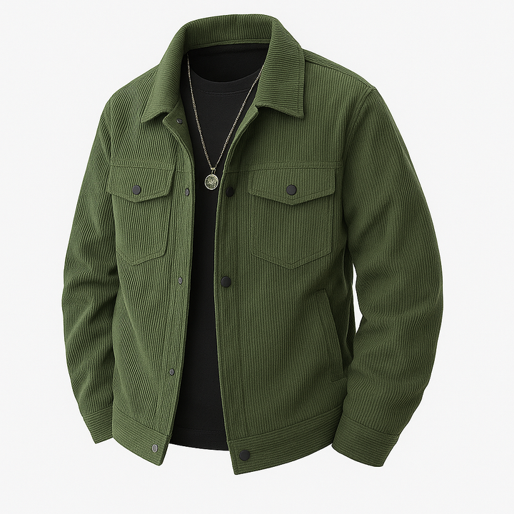Dalvyn | Men's Corduroy Cargo Jacket