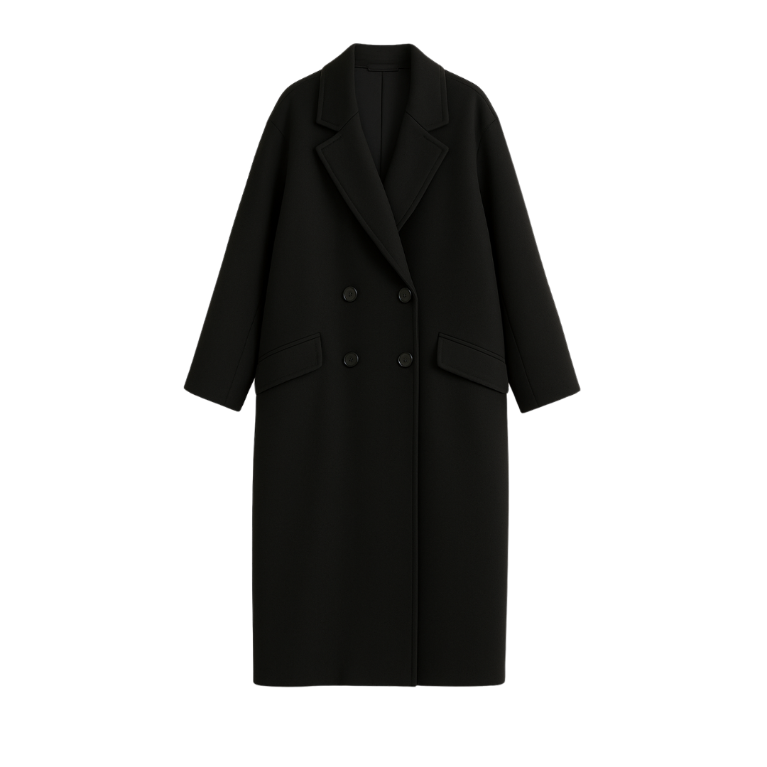 Dalvyn | Double-Breasted Wool Overcoat