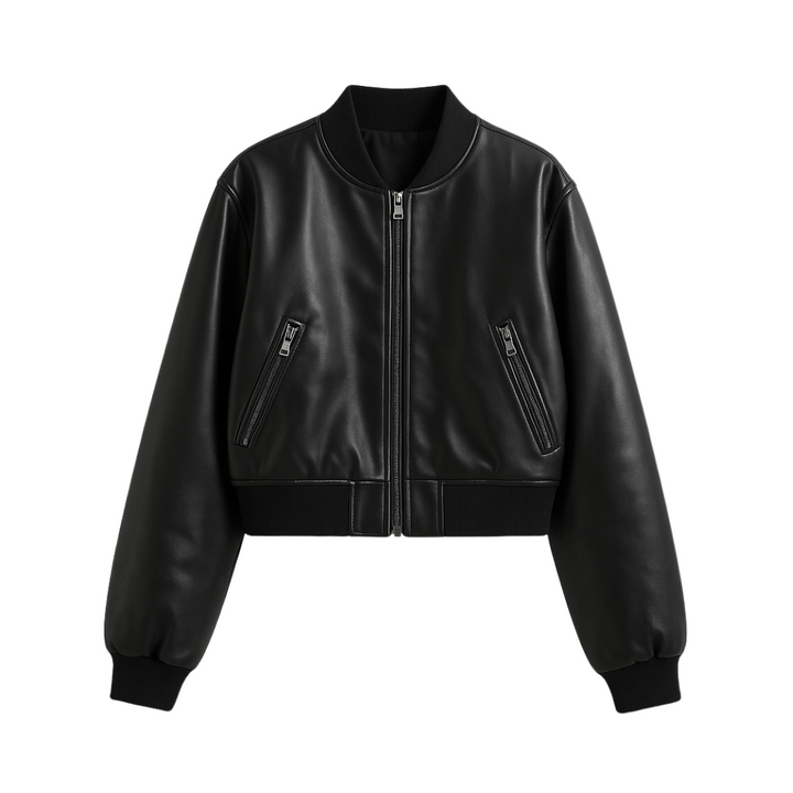 Dalvyn | Faux Leather Biker Jacket