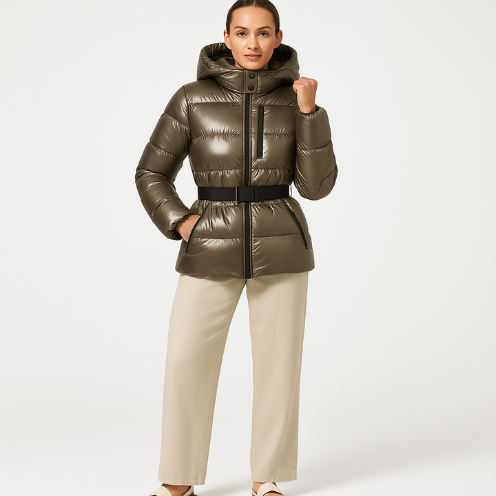 Dalvyn | Women's Belted Puffer Jacket
