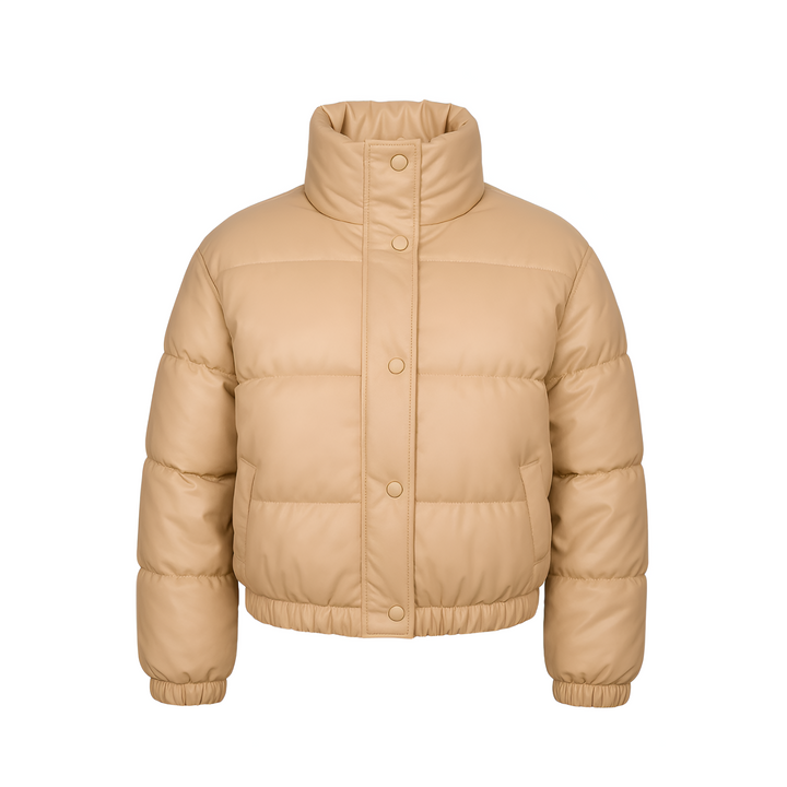 Dalvyn | PU Leather Winter Parka