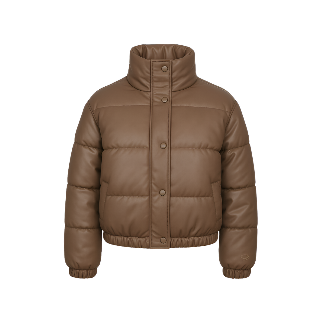 Dalvyn | PU Leather Winter Parka