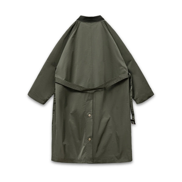 Dalvyn | Retro Olive Trench Coat