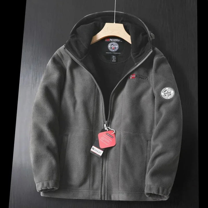 Dalvyn | Embroidered Wool Fleece Jacket