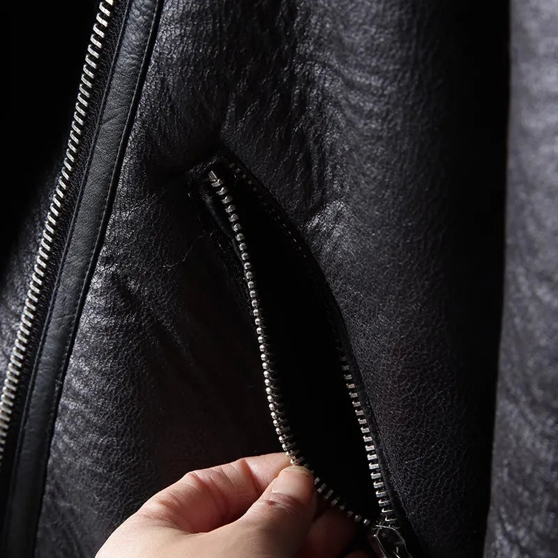 Dalvyn | Shearling Biker Jacket