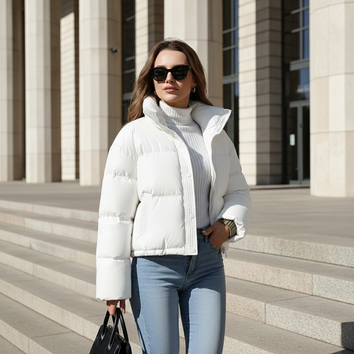 Dalvyn | Mock Neck Padded Coat