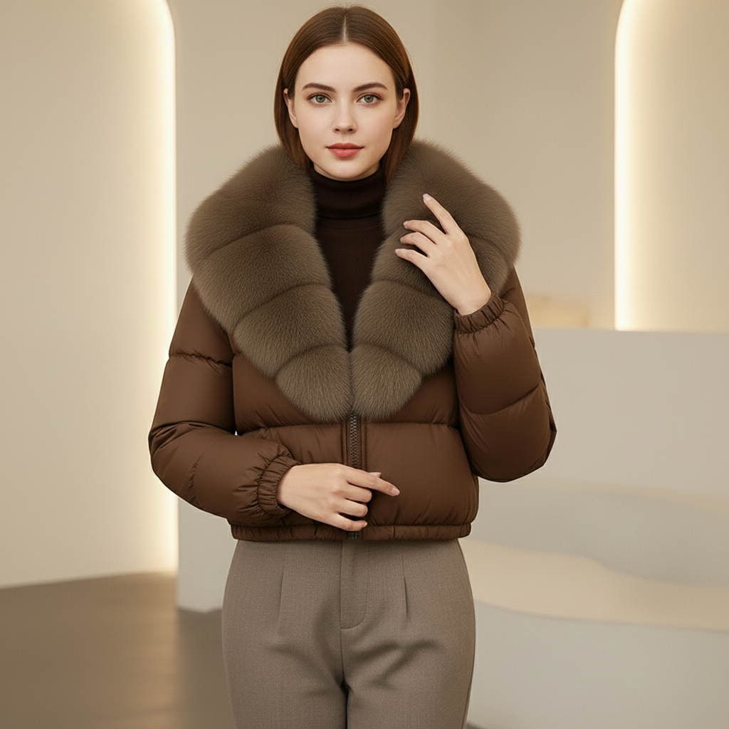 Dalvyn | Fox Fur Down Jacket