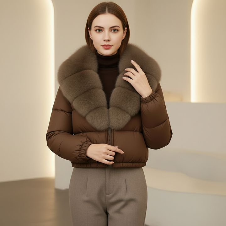 Dalvyn | Fox Fur Down Jacket