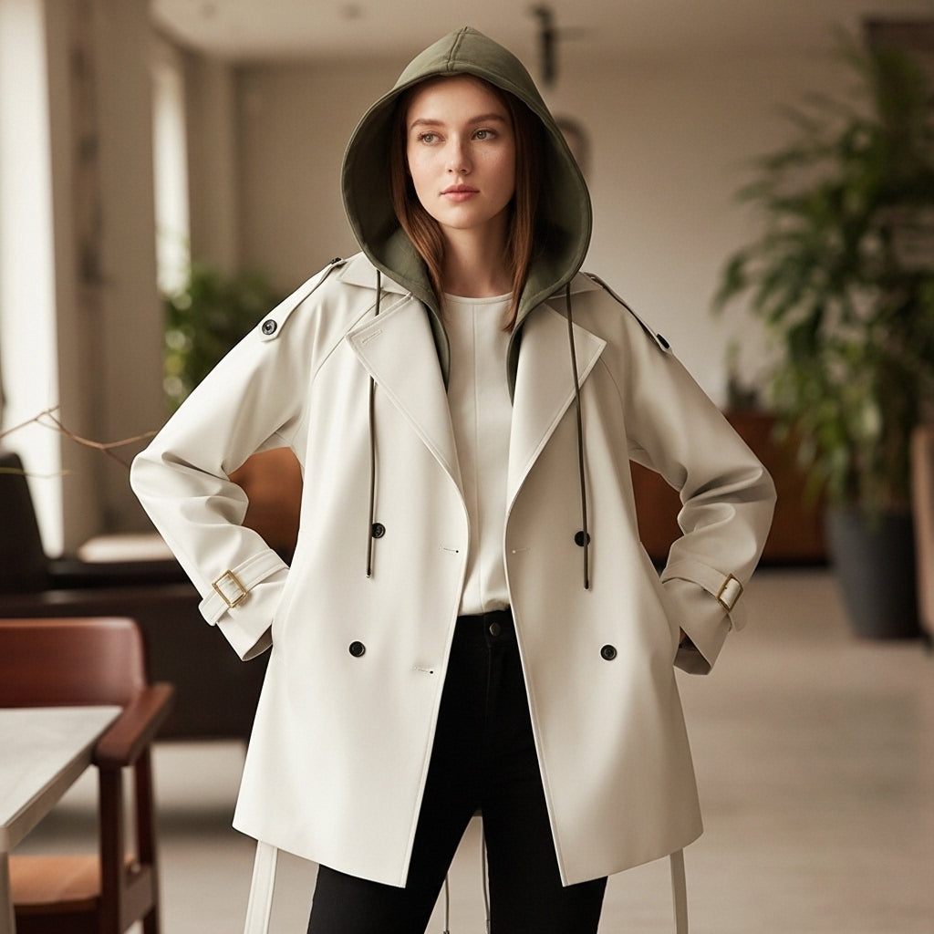 Dalvyn | Flowy Belted Trench Coat