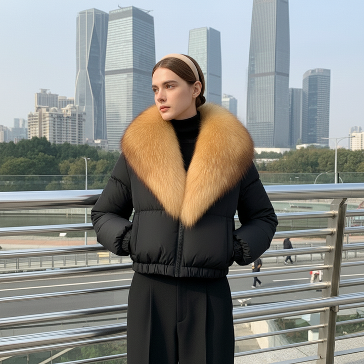 Dalvyn | Fox Fur Down Jacket