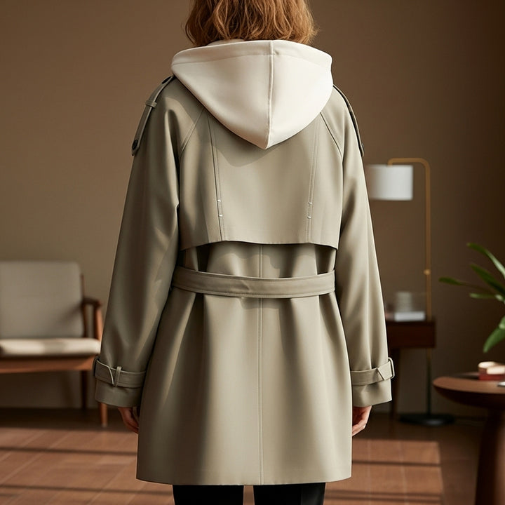 Dalvyn | Flowy Belted Trench Coat