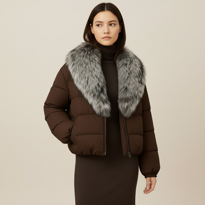 Dalvyn | Fox Fur Down Jacket