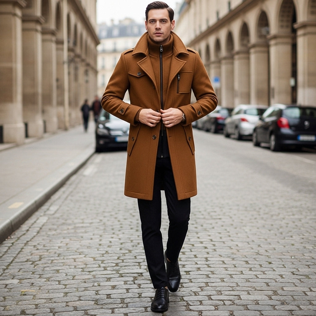 Dalvyn | Men's Wool Trench Coat