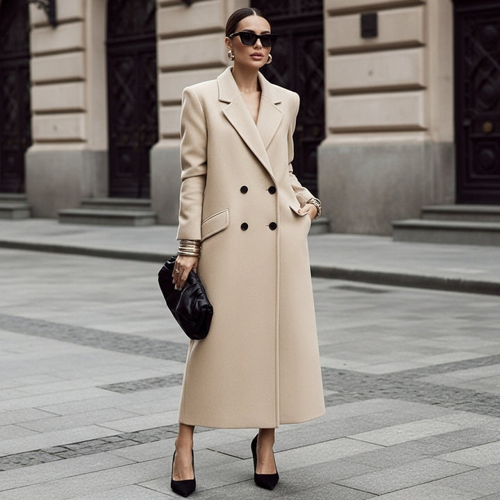 Dalvyn | Double-Breasted Wool Overcoat