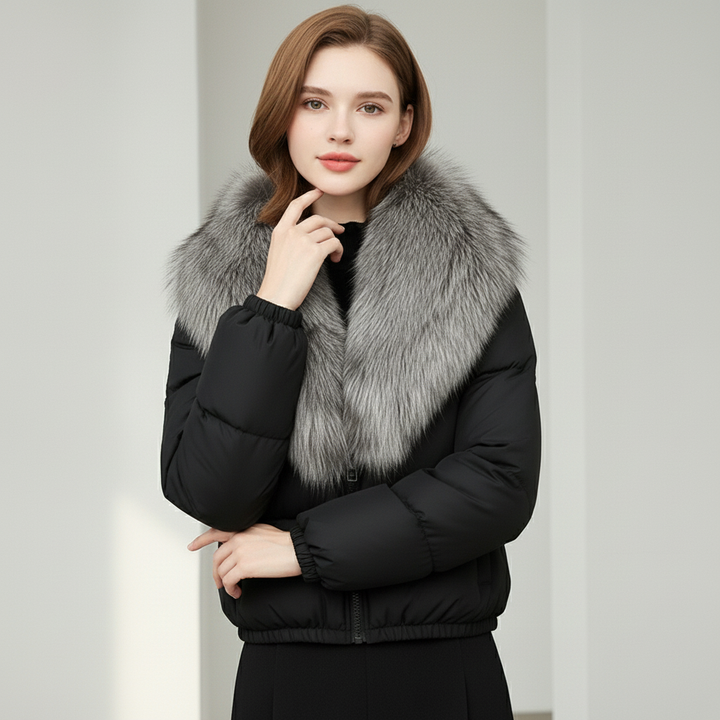 Dalvyn | Fox Fur Down Jacket