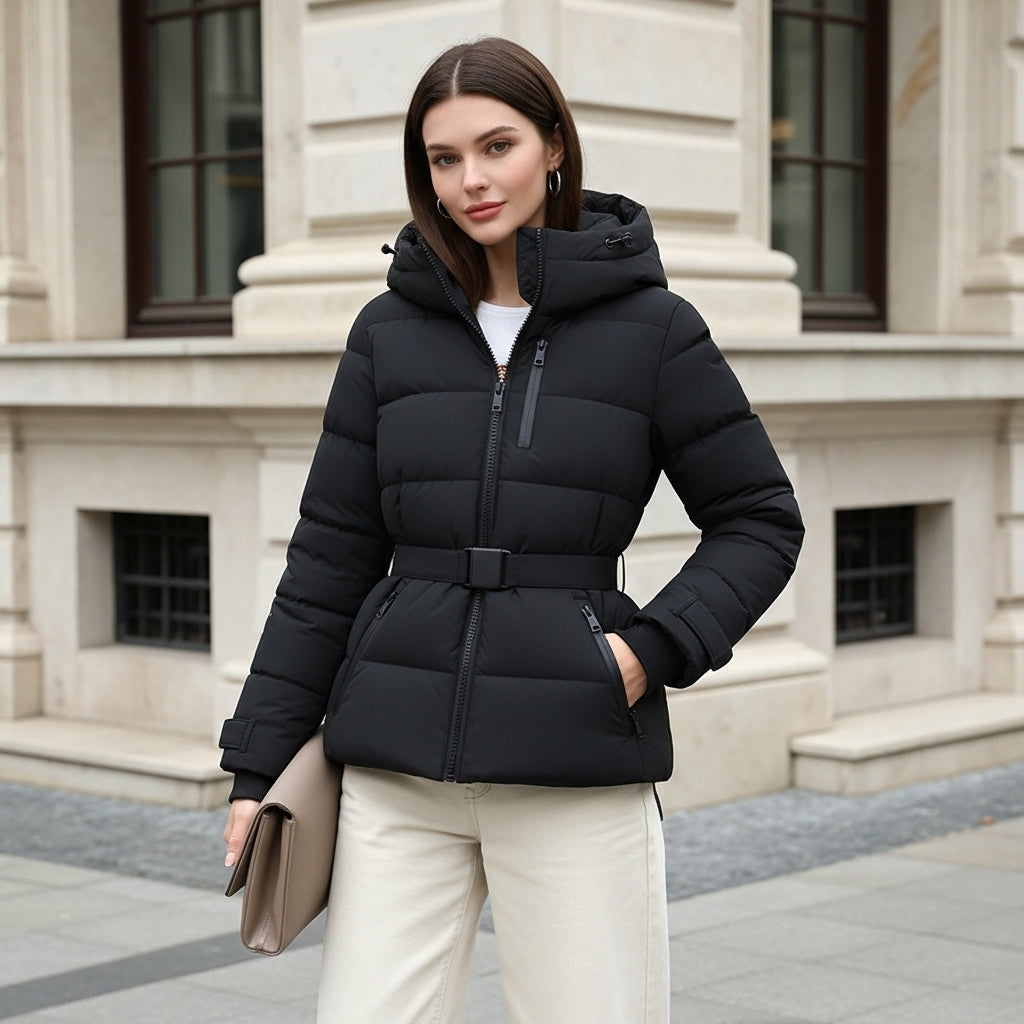 Dalvyn | Women's Belted Puffer Jacket