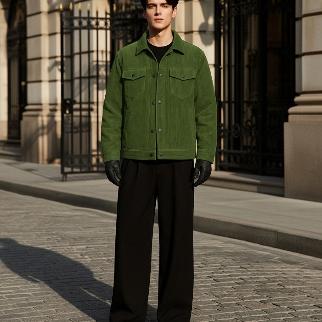 Dalvyn | Men's Corduroy Cargo Jacket