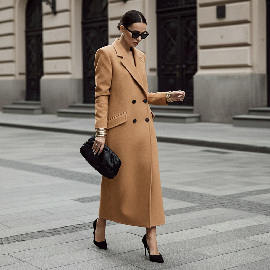 Dalvyn | Double-Breasted Wool Overcoat