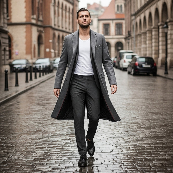 Dalvyn | Men’s Long Wool Overcoat