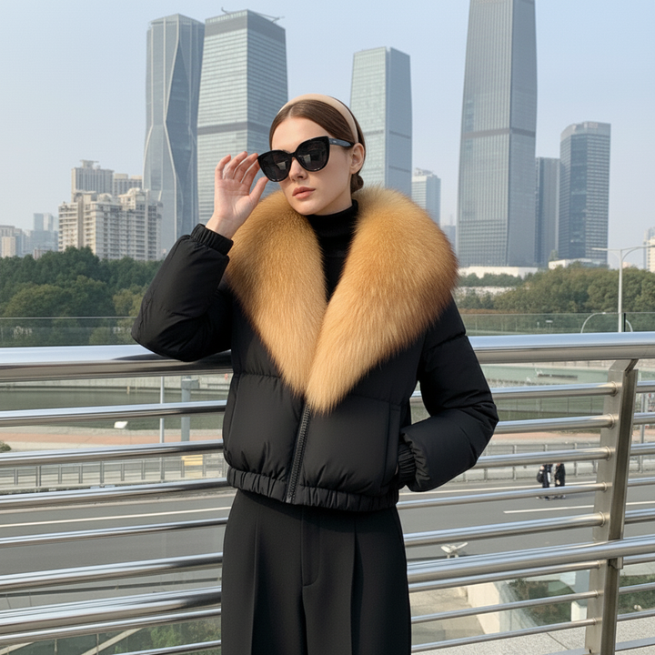 Dalvyn | Fox Fur Down Jacket
