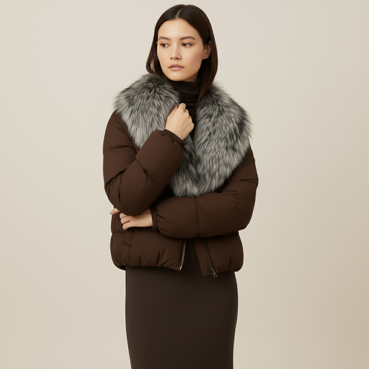 Dalvyn | Fox Fur Down Jacket