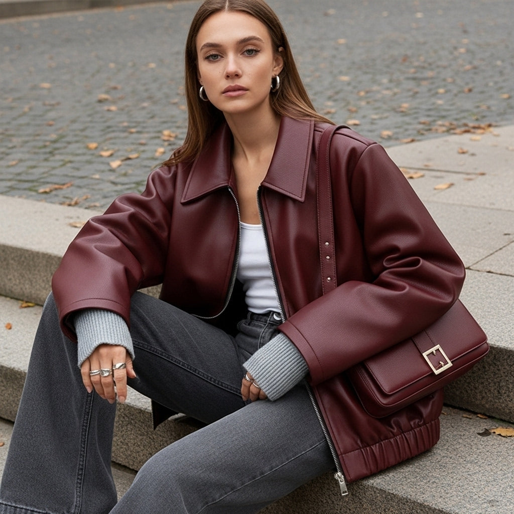 Dalvyn | PU Leather Jacket